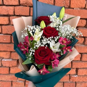 Букет дня "Натуральный  сухоцветов" в ящике фото