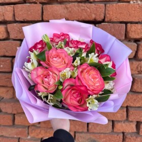 Букет дня "Натуральный  сухоцветов" в ящике фото