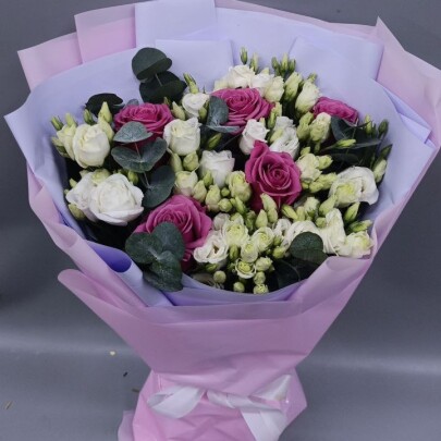 Букет дня "Натуральный  сухоцветов" в ящике фото