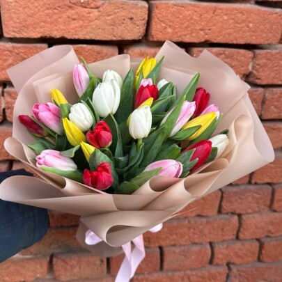 Букет дня "Натуральный  сухоцветов" в ящике фото