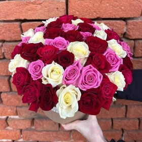 Букет дня "Натуральный  сухоцветов" в ящике фото