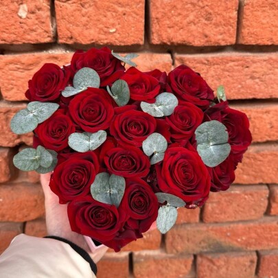 Букет дня "Натуральный  сухоцветов" в ящике фото