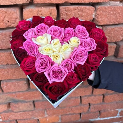 Букет дня "Натуральный  сухоцветов" в ящике фото