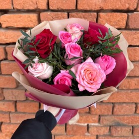 Букет дня "Натуральный  сухоцветов" в ящике фото