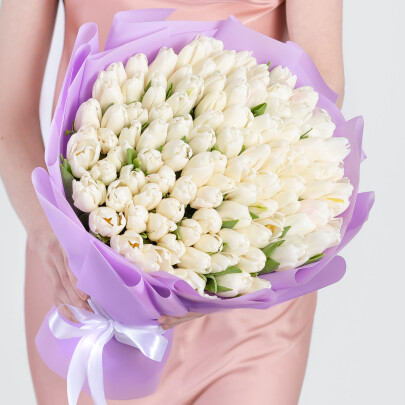 101 Белый Тюльпан фото