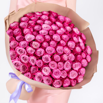 101 Фиолетовая Роза (40 см.) фото