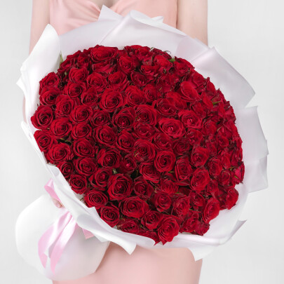 101 Красная Роза (60 см.) 101 Красная Роза (60 см.) фото