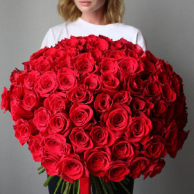 101 Красная Роза (80 см.)
