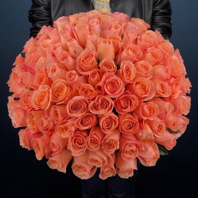 101 Коралловая Роза (40 см.) фото