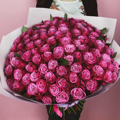 101 Фиолетовая Роза (60 см.) фото