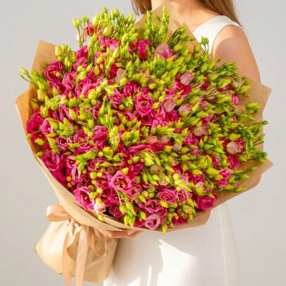 101 Розовая Эустома фото