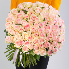 101 Светло-Розовая Роза (40 см.) фото
