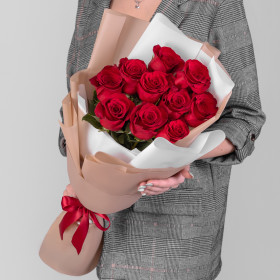 11 Красных Роз (50 см.) фото