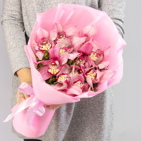 11 Розовых Орхидей фото