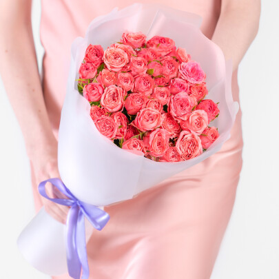 15 Роз Корал Йо Йо (50 см.) 15 Роз Корал Йо Йо (50 см.) фото