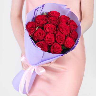 15 Красных Роз (60 см.) фото