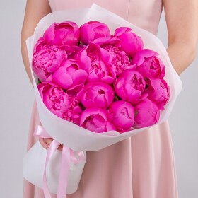 15 Малиновых Пионов фото