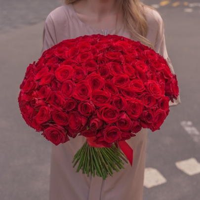 151 Красная Роза (50 см.) фото