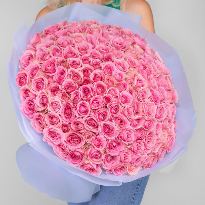 151 Розовая Роза (40 см.) фото