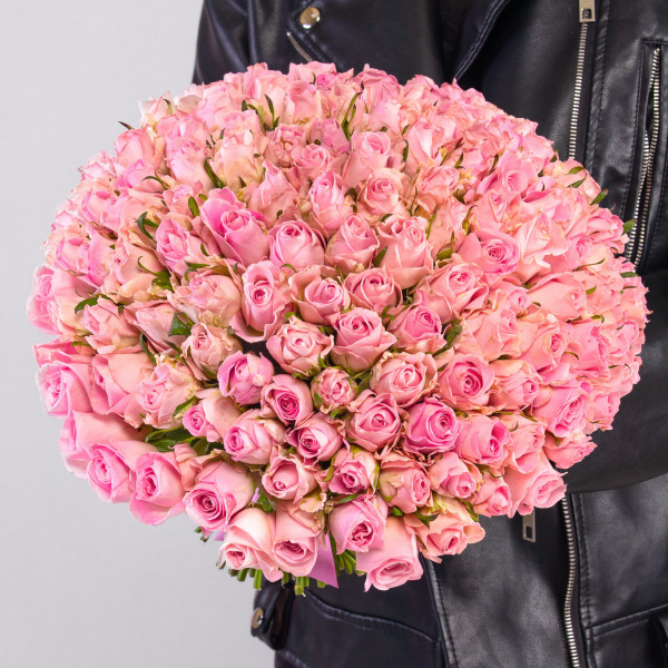 151 Светло-Розовая Роза (30-40 см.)