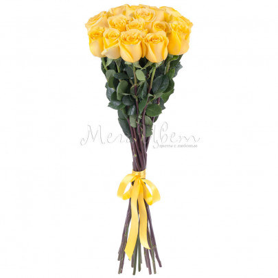 17 Желтых Роз (70 см.) фото