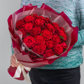 21 Красная Роза (40 см.) фото