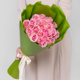 21 Розовая Роза (60 см.) фото