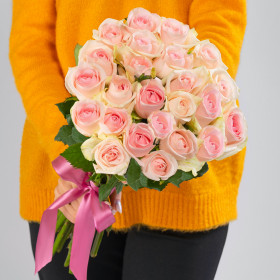 21 Светло-Розовая Роза (50 см.) фото