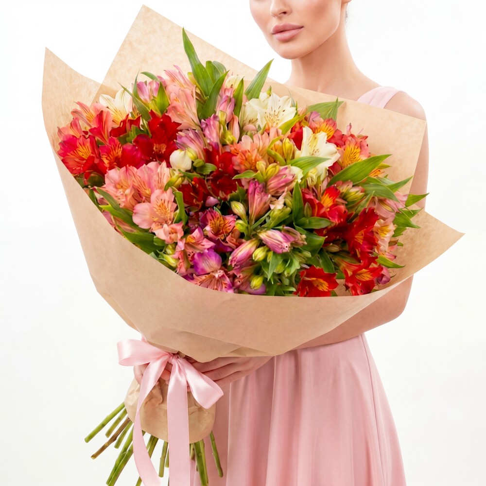 25 Альстромерий Микс фото