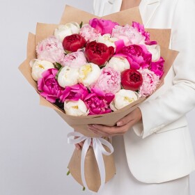 25 Пионов Микс фото