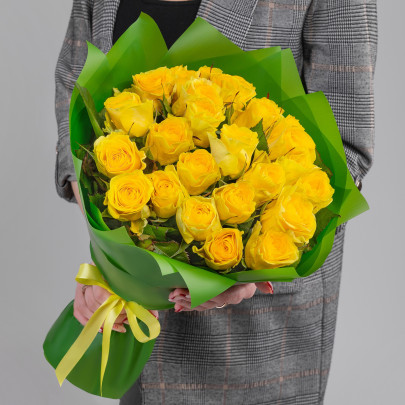 25 Желтых Роз (40 см.) фото