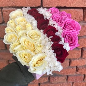 Букет дня "Натуральный  сухоцветов" в ящике фото