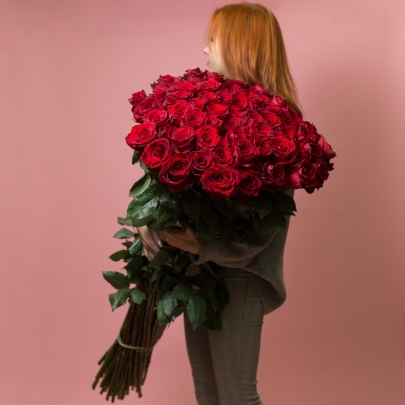 45 Красных Роз (100 см.) фото изображение 2