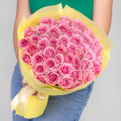 45 Розовых Роз (40 см.) фото