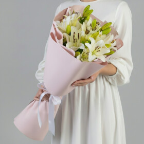 5 Белых Лилий фото