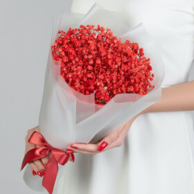 5 Красных Гипсофил фото