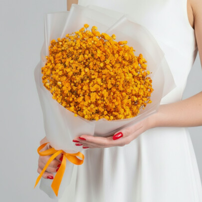 5 Оранжевых Гипсофил фото