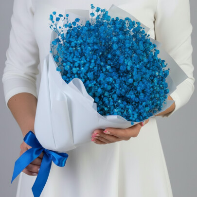 5 Синих Гипсофил фото