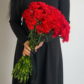 50 Красных Гвоздик (траур) фото
