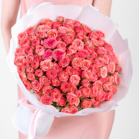 51 Роза Корал Йо Йо (60 см.) фото