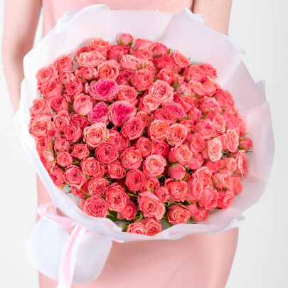 51 Роза Корал Йо Йо (60 см.) фото