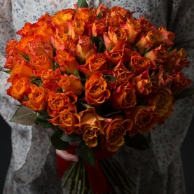 51 Оранжевая Роза фото