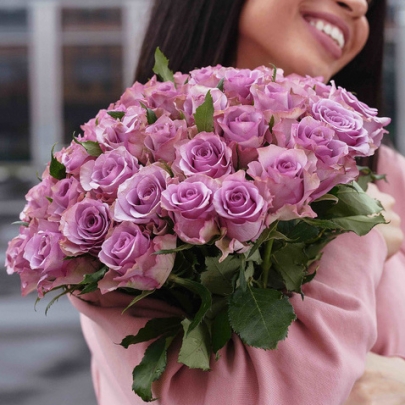 51 Фиолетовая Роза (40 см.) фото
