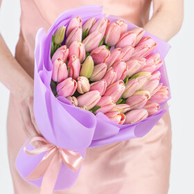 51 Светло-Розовый Тюльпан фото