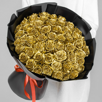 51 Золотая Роза (40 см.) фото