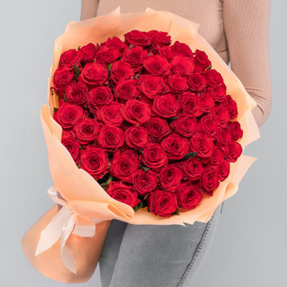 55 Красных Роз (70 см.) фото