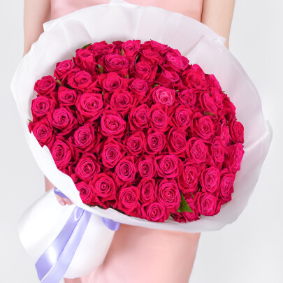 51 Малиновая Роза (40 см.) фото