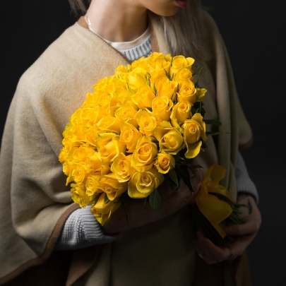 55 Желтых Роз (40 см.) фото изображение 3