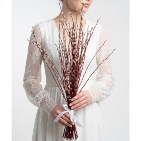 Букет из живых цветов "7 Пучков Вербы" фото