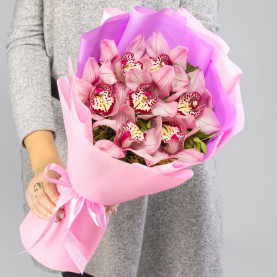 7 Розовых Орхидей фото